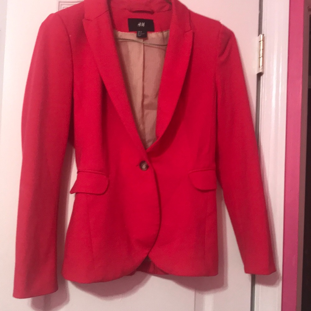H&M  hot pink blazer